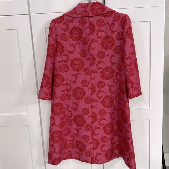 Trina Turk Floral Jacqaurd Jacket - EUC - 6 - Picture 3 of 6